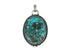 Sterling Silver & Turquoise Handcrafted Artisan Pendant, (SP-5884)